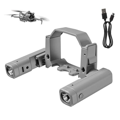Mini 4 Pro Drone LED Night Flight Searchlight, Night Navigation Light Rechargeable Emergency Lamp Lights, Strobe Lights Headlight for DJI Mini 4 Pro Drone Accessories