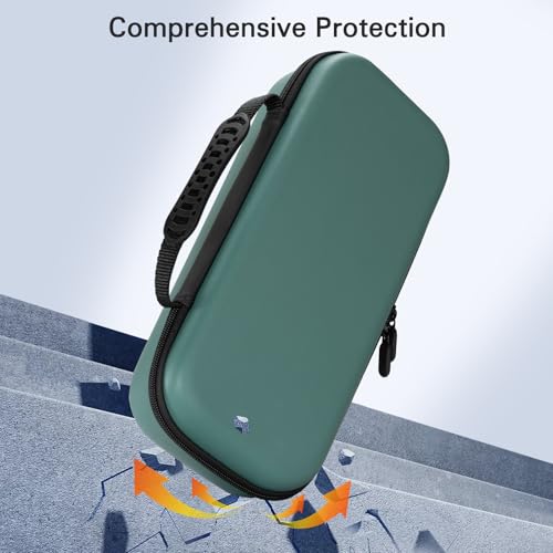 CoBak Hard Carrying Shell Case for PlayStation Portal Remote Player - color: Deep Green
