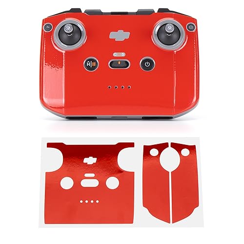 WRAPGRADE Skin Stickers Compatible with DJI RC-N2/N3 (Super RED) - color: SUPER RED