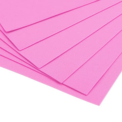 uxcell Dark Pink EVA Foam Sheets 11 x 8 inch 1.7mm Thickness for Crafts DIY Projects, 12 Pcs - color: Dark Pink
