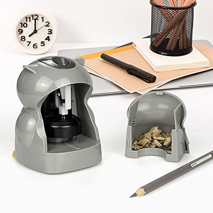Eagle Owl Electric Pencil Sharpener, Battery Powered, Spare Blade Included