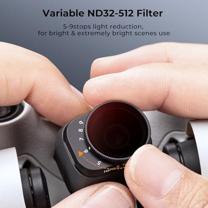 K&F Concept Mini 3 Pro Variable ND32-512 (5-9 Stop) ND Filter Compatible with DJI Mini 3 Pro, 28 Multi-Coated Mini 3 Pro Accessories - style: ND32-512