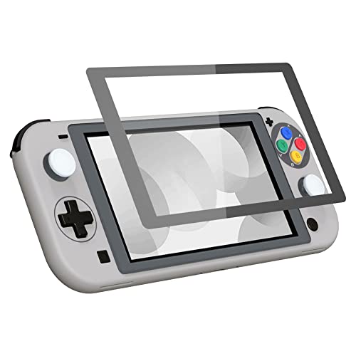 eXtremeRate SFC SNES Classic EU Style DIY Replacement Shell for Nintendo Switch Lite, NSL Handheld Controller Housing with Screen Protector, Custom Case Cover for Nintendo Switch Lite - color: Classic SFC SNES EU