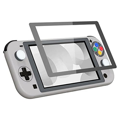 eXtremeRate SFC SNES Classic EU Style DIY Replacement Shell for Nintendo Switch Lite, NSL Handheld Controller Housing with Screen Protector, Custom Case Cover for Nintendo Switch Lite - color: Classic SFC SNES EU