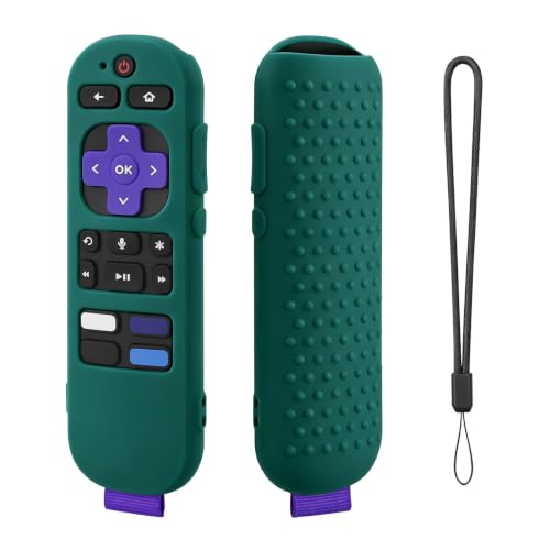 Army Green Remote Cover for Roku Voice Remote (Official) Controller RCA1R - color: Army Green