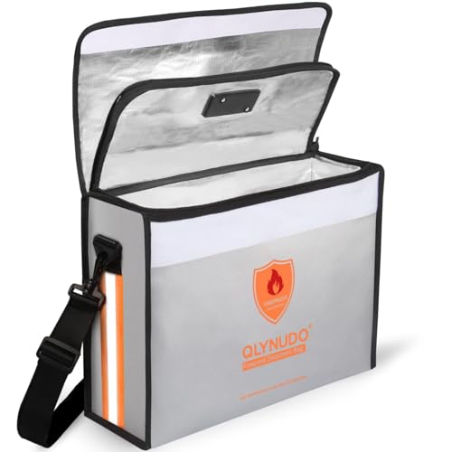 Fireproof Document Organizer, Safe Box for Legal Size Files & Laptops - color: White