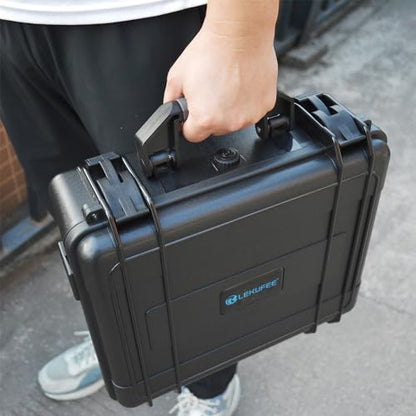 Lekufee Waterproof Hard Carrying Case for DJI Mini 4 Pro/4/3 Pro/Mini 3,Fly More Combo,DJI RC 2/RC,RC N3/2/1 Remote Controller and Accessories(Case Only)