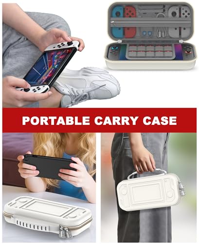 Spican Switch 2 Case Compatible with Nintendo Switch 2 (2025) and Switch/OLED, Switch Travel Carrying Case Hard Shell Protective for Nintendo 3DS & 2DS Games - size: Case Only