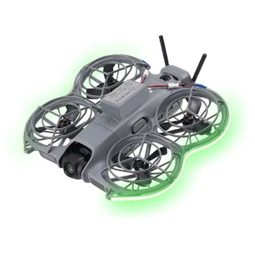 Waterproof Brightness-Adjustable Light Strip for DJI Neo2 Rechargeable LED Night Flight Lamp Belt Drones Accessories Enhanced Visibility with Vibrant Colors (Green) - color: Green