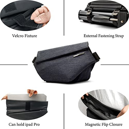 NIID R1 EDC Sling Bag for Men: 5L-6L Expandable Capacity - color: Indigo