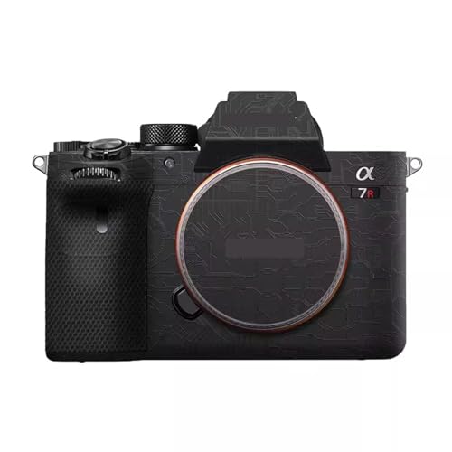 Camera Skin for Sony A7RIV A7R IV Anti-Scratch Vinyl Wrap Cartoon Film Body Protector Coat Photography Accessories Sticker(Circuit Black) - color: Circuit Black