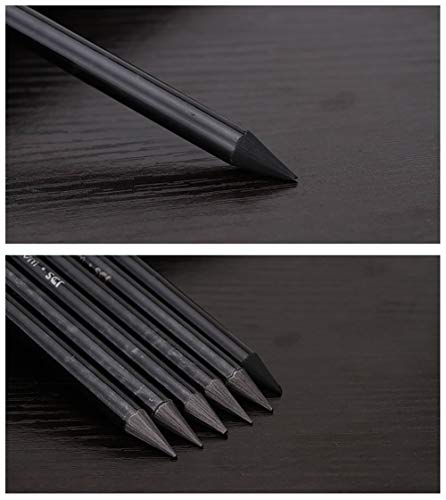 YYMIYU Full Graphite Pencils set 6 Piece.HB/2B/4B/6B/8B/EE (lead pencil) - style: suit