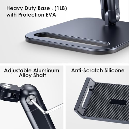 CreaDream Tablet Stand, Heavy Aluminum iPad Stand for Desk - size: Short - One Arm