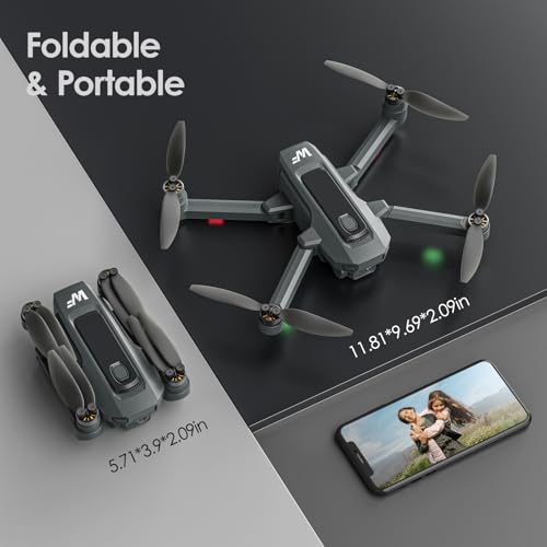 WF20 1080P FPV Camera Foldable Brushless Drone Great Value for Beginners - style: fpv drone