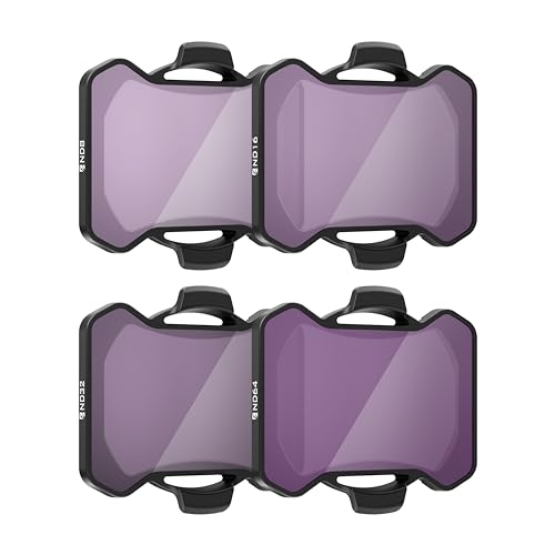 Freewell Standard Day 4Pack ND8, ND16, ND32, ND64 Filters for Avata 2