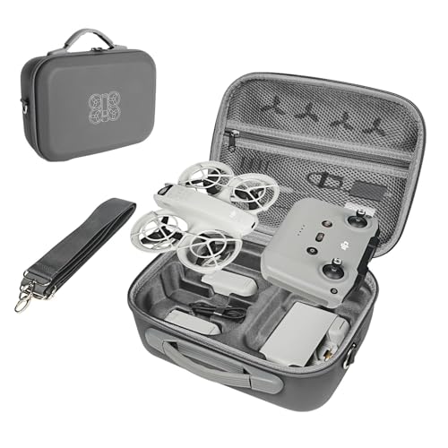 LKTOP Carrying Case for DJI Neo Fly More Combo,PU Leather Shoulder Bag