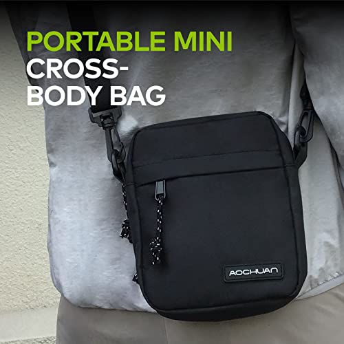 AOCHUAN B20 Camera Bag Gimbal Storage Sling Bag for Camera, Lens, 3-Axis Gimbal Stabilizer & Camera Accessories, with Compartment Insert, Mesh & Shoulder Strap