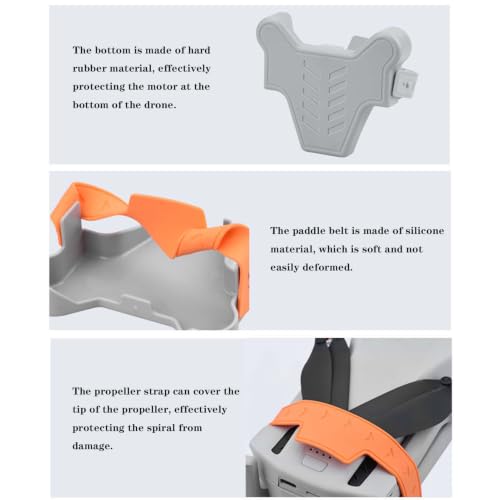 Propeller Holder for DJI Mini 3 / Mini 3 Pro, Prop Guard Strap Elastic Band Protector, Stabilizer Blades Fixator for RC Drone Accessories – Portable Storage & Travel Must-Have