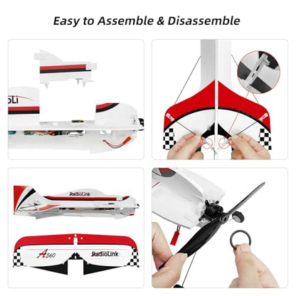 Radiolink A560 Ready to Fly (RTF) 3D Byme-A Gyro 6 Flight Modes RC Airplane