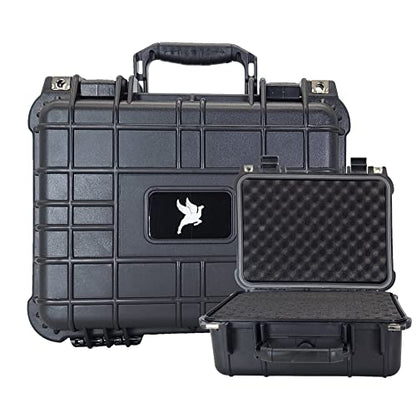 Flying Camel TSA Approved Hard Gun Camera Electronics Case with Foam, Water and Shock Proof