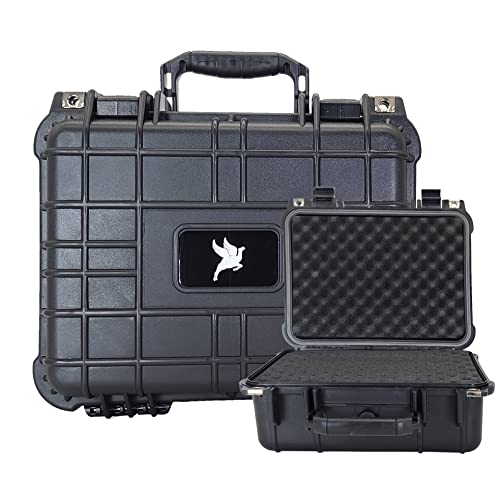 Flying Camel TSA Approved Hard Gun Camera Electronics Case with Foam, Water and Shock Proof