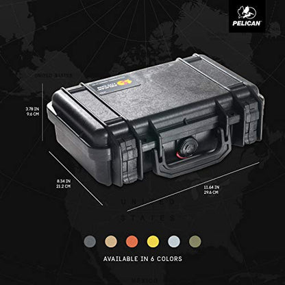 Pelican 1170 Case With Foam (Black) - color: Black