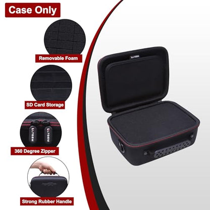 LTGEM Hard EVA Case with Three-layer Custom Foam, 9.5 x 7.1 x 4.6 Inch