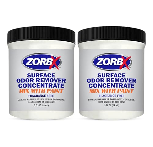 ZORBX 3 Oz Concentrate Surface Odor Remover Paint Additive (Pack of 2) - size: 2 Jars