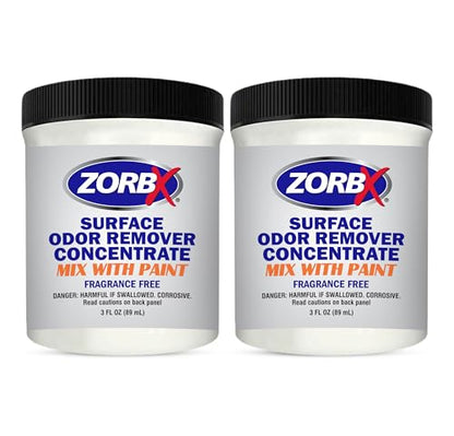 ZORBX 3 Oz Concentrate Surface Odor Remover Paint Additive (Pack of 2) - size: 2 Jars