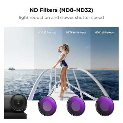 K&F CONCEPT ND CPL Filter Set for DJI Osmo Nano Vlogging Camera - style: ND8+ND16+ND32+CPL