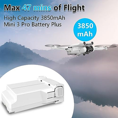 Artman Mini 3 Battery for DJI Mini 3/4 Pro and Charging Hub, 2-Pack