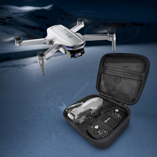 Contixo F28 GPS Drone with Camera for Adults Beginners, Foldable FPV Drone with Auto Follow, One Key Return, Waypoint Flight, Selfie Mode, 23 Min Flight Time, Carrying Case, No FAA Registration - style: F28