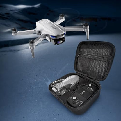 Contixo F28 GPS Drone with Camera for Adults Beginners, Foldable FPV Drone with Auto Follow, One Key Return, Waypoint Flight, Selfie Mode, 23 Min Flight Time, Carrying Case, No FAA Registration - style: F28