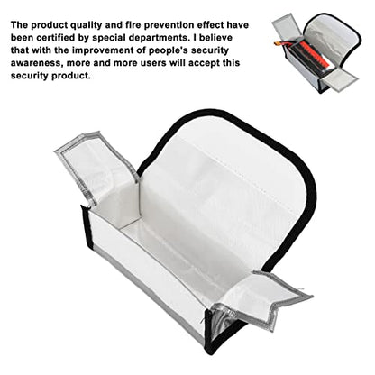 Yosoo Health Gear Fireproof Battery Safe Bag with Retardant Coating, 3 PCS