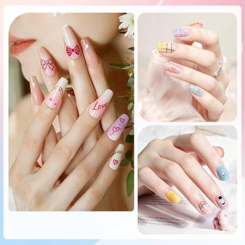 Biutee Nail Stamping Plate 12Pcs with Silicone Stamper Scraper Storage Bag - color: 16PCS