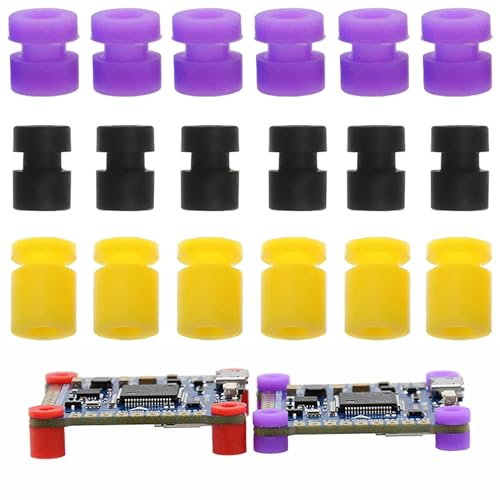 30 Pack Drone Flight Controller Shock Absorption Ball Replacement Anti Vibration Rubber Mounting Pads Damper Stabilizer Noise Reduction Damping Balls for Racing Drones FPV Camera Gimbal F4 F7