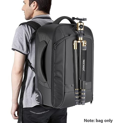 NEEWER Convertible Rolling Camera Backpack for SLR/DSLR and Accessories - style: Nw3300-g