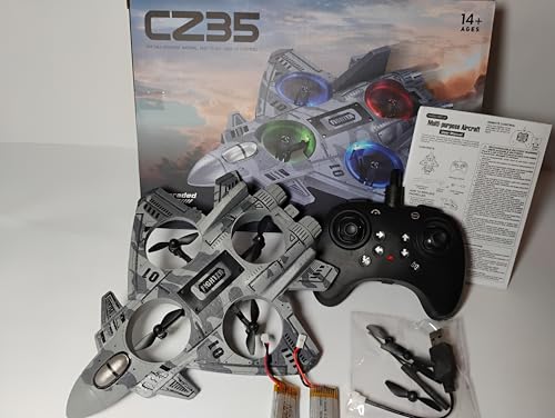 RC Plane Jet Aircraft,Drone, Stunt w/360 FLIP Remote Control, Advanced Fighter Jet Design, 2 Rechargeable Batteries Included, LED Lights, Precise Control, Easy Flight, EPP Fall Resistant, 2.4 GHz