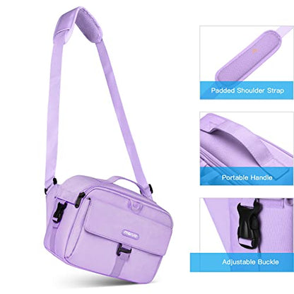 MOSISO Camera Shoulder Bag Camera Case Crossbody Sling Purse, Purple - color: Purple