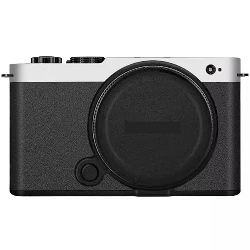 Camera Skin Wrap Anti-Scratch Sticker Coat Vinly Protective Film Body Protector Decals Cover for Panasonic Lumix S9 S 9(Silver+Frosted Black) - color: Silver+Frosted Black
