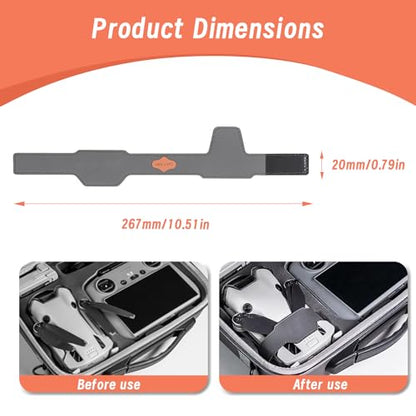 Mini 4 pro Propeller Holder Strap Props Guard Fixator Propellers Quick Release Adjustable for DJI Mini 4 pro Accessories, Easy to Install Transport Parts for Mavic Mini Propeller