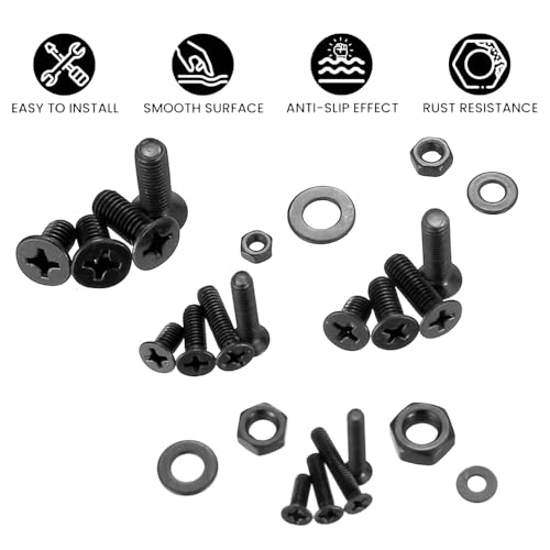 1490 Pcs M2 M3 M4 M5 Machine Screws Assortment Kit,Flat Head Screws - size: M2 M3 M4 M5 - 1490