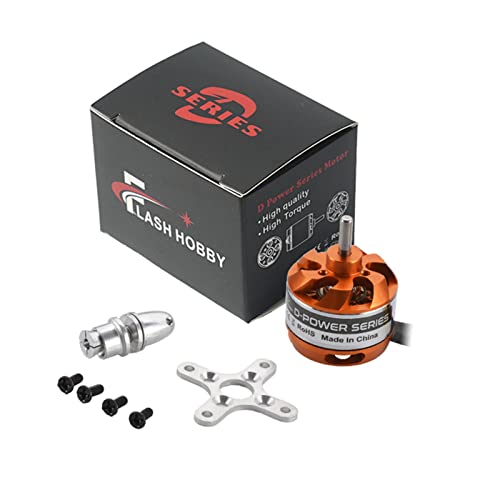 FLASH HOBBY D2822 Brushless Motor 2600KV 2-3S for RC Aircraft Plane Multi-Copter Brushless Outrunner Motor