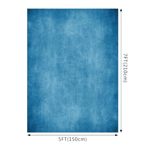 Blue Photo Backdrop Studio Abstract Texture Photography Background 5x7ft - color: Blue, size: 5x7ft