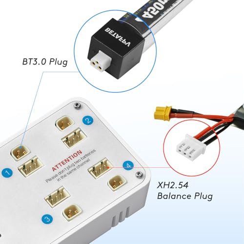 ToothStor 4-Port 2S LiPo Balance Charger w/Storage Mode