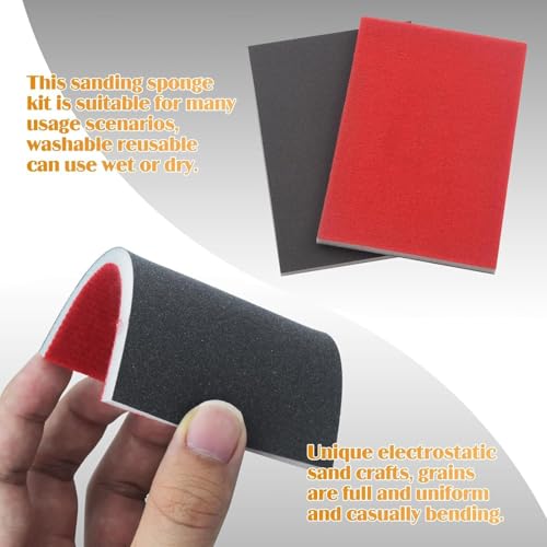 2500 Grit Sanding Sponge, Wet Dry Sanding Block, 20 Pcs - size: 2500 Grit
