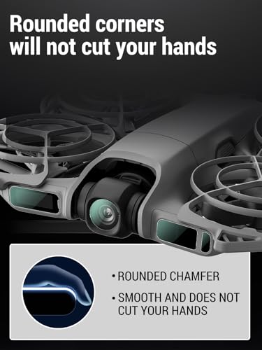 (4 in 1) for DJI Neo 2 Lens, sensor, and side screens protector, 9H tempered glass lens film + TPU screen film, High-definition transparent Scratch-resistant and bubble-free, 2 SET.