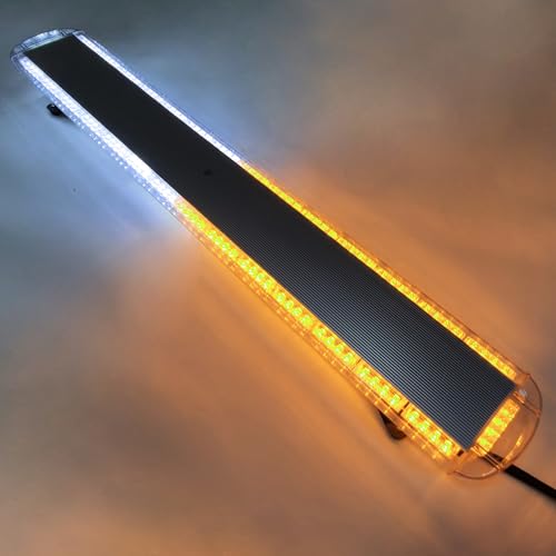 CFLMYYXGS 63" 120 LED Amber/White LED Emergency Warning Beacon Light bar - color: 120 LED Amber/White