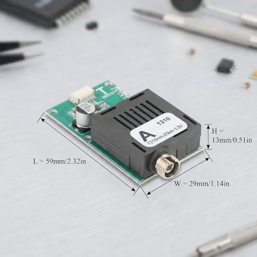FPV Drone Fiber Optic Transceiver A-end TTL Video UART 1310nm 80KM - color: A-end (Sky End), size: 80km