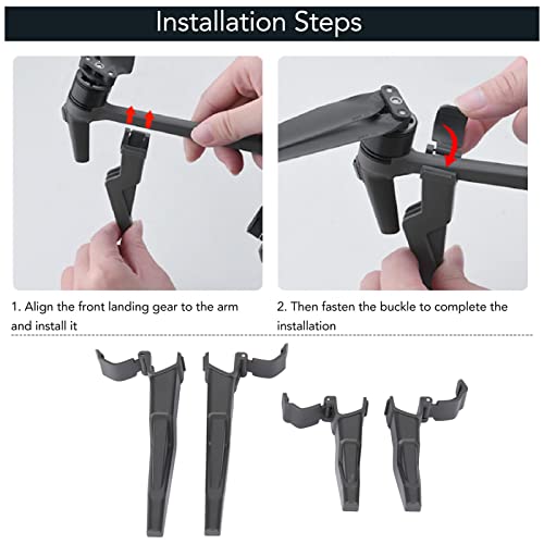 Drone Landing Legs for DJI Mavic 3/3 Pro, Quick Release Height Extension Protector for Outdoor Takeoff Landing Protection
